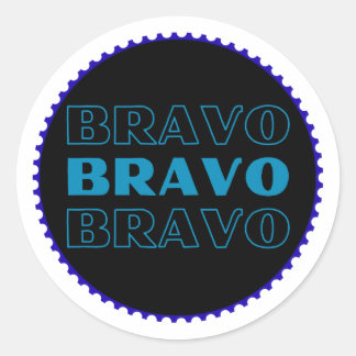 Adesivo Bravo – Adesivo de Recompensa de Motivação
