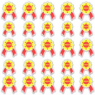 Adesivo Bravo Divertido Comentário Recompensa Professores