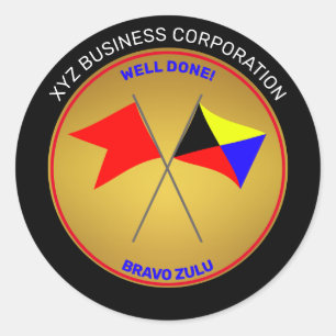 Adesivo Bravo Zulu - Funcionário Bem Feito 