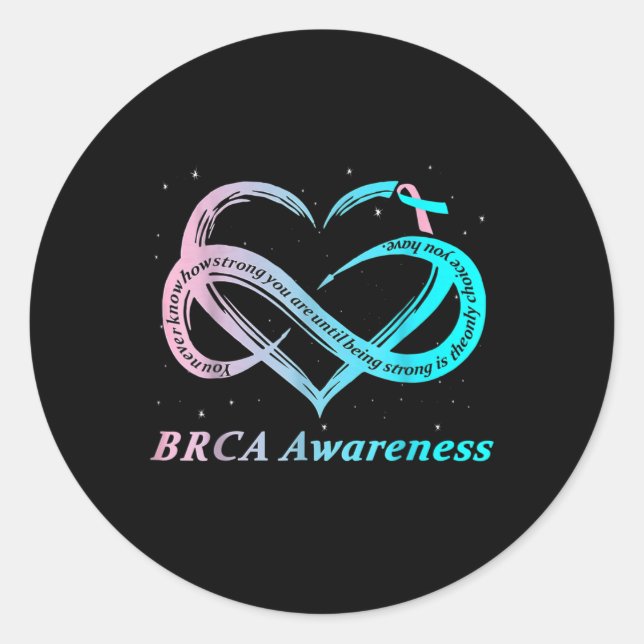 Adesivo Brca Warrior Im Fine Break Sensibilização (Frente)