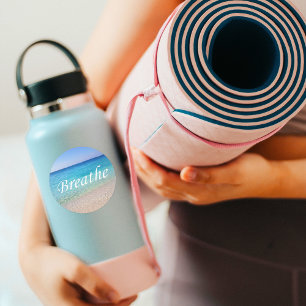 Adesivo Breathe Cayman Islands Relaxando Lembrete de Praia