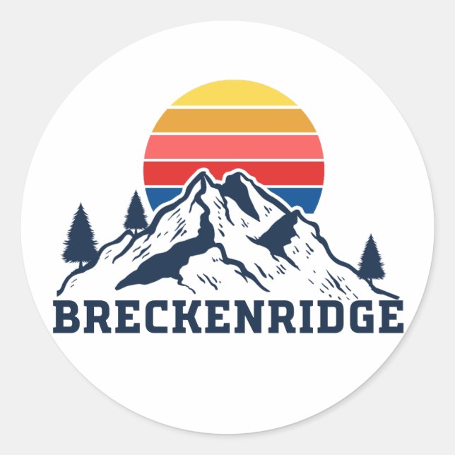 Adesivo Breckenridge Colorado (Frente)