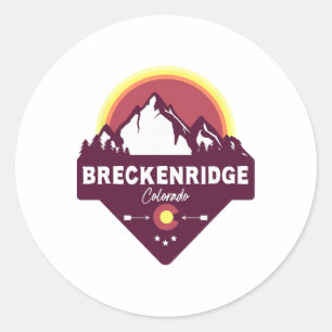 Adesivo Breckenridge Colorado Co Montanhas Rochosas Caminh