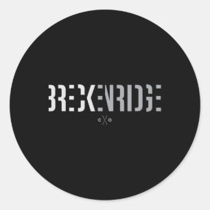 Adesivo Breckenridge Colorado - Esqui Gráfico