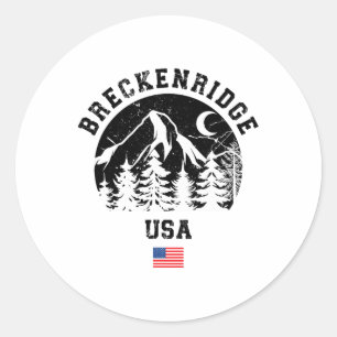 Adesivo Breckenridge Colorado Ski Resort Alpino Skiame