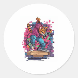 Adesivo Bredance Meow - Urbana de Gato de Grafite