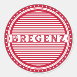 Adesivo Bregenz City Pride Emblem – Austria Identity