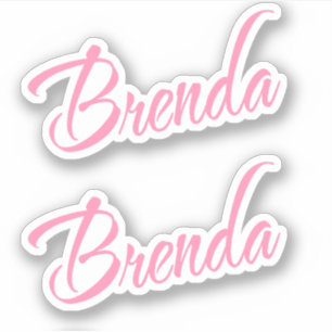 Adesivo Brenda Decorative Name (Nome decorativo da Brenda)