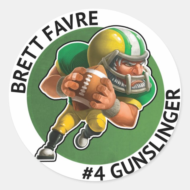 Adesivo Brett Favre Sticker (Frente)
