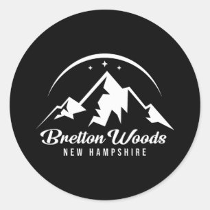 Adesivo Bretton Woods New Hampshire Ski Resort Skiing Snow