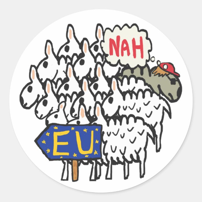 Adesivo Brexit Anti-EU (Frente)