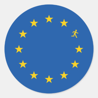Adesivo Brexit bandeira da UE