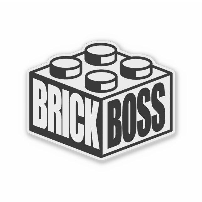 Adesivo Brick Boss (Frente)