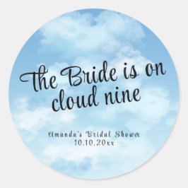 Adesivo Bride Is On Cloud Nine Bridal Shower