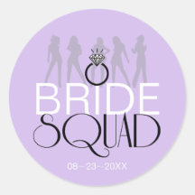 Bride Squad Silhouettes Black no Lites ID252