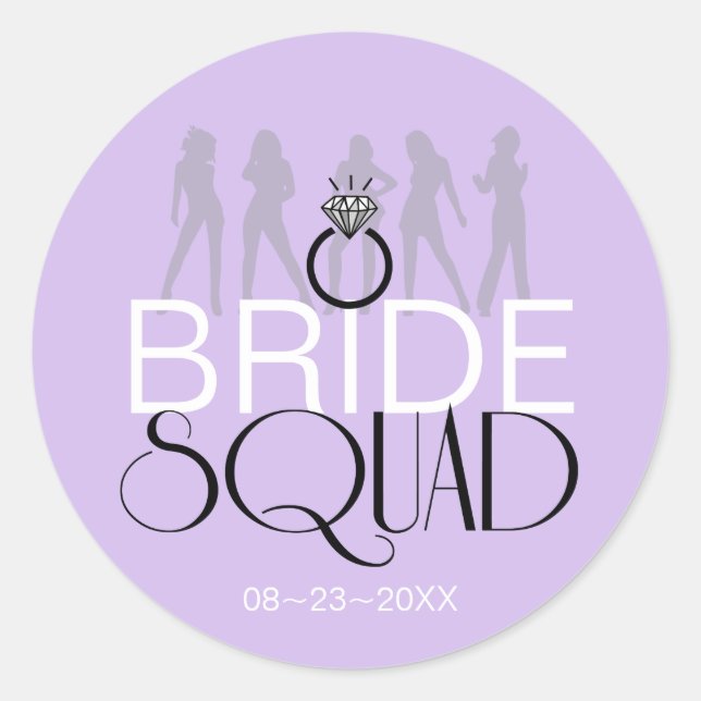 Adesivo Bride Squad Silhouettes Black no Lites ID252 (Frente)