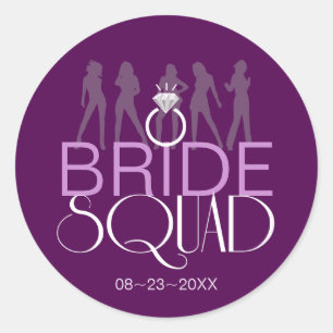 Adesivo Bride Squad Silhouettes White em Darks ID252