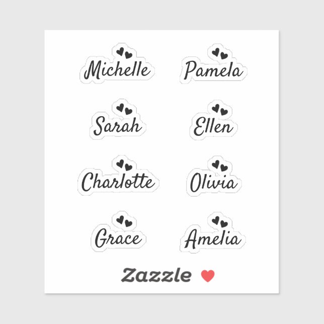Adesivo Bridemaids Gift-box Custom-Cut Vinyl Sticker (Folha)