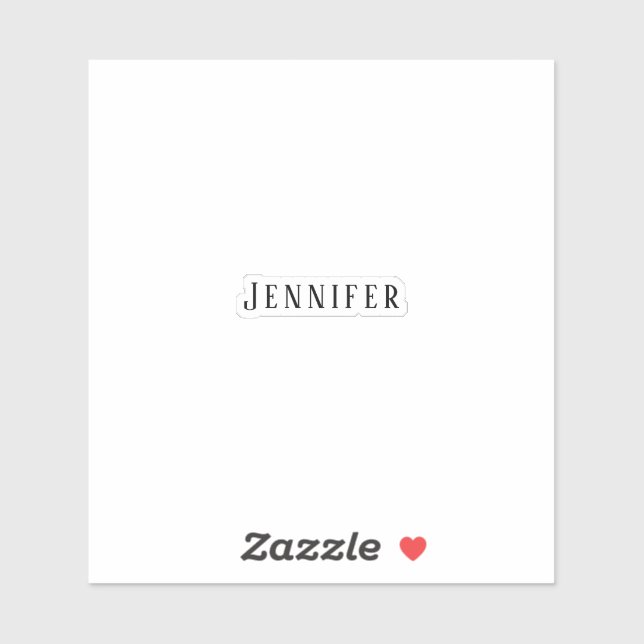 Adesivo Bridesmaid Nome Monograma Chá de panela Casamento (Folha)