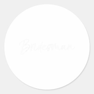 Adesivo Bridesman Shirt Engraçado Teia Da Bridesmaid Para 