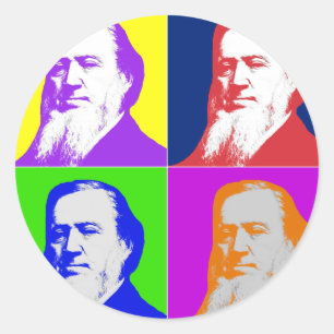 Adesivo Brigham Young Pop Art