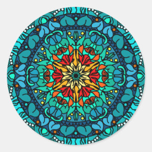 Adesivo Bright Bohemian Boho Mandala    Padrões