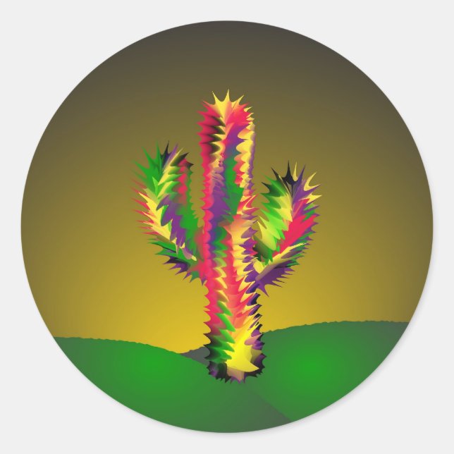 Adesivo Bright Cactus (Frente)
