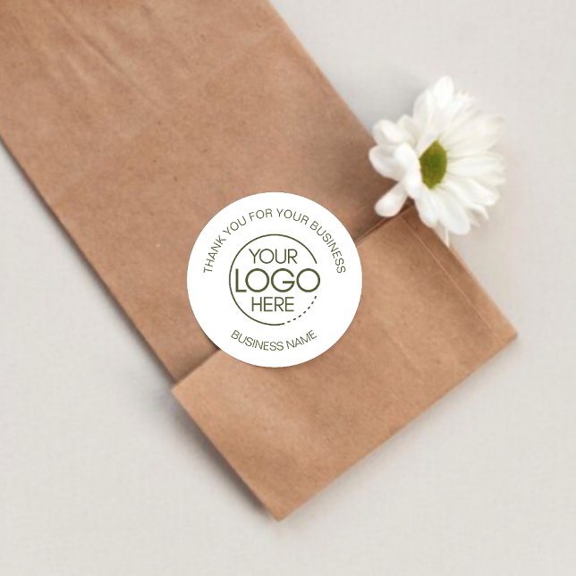 Adesivo Bright White Business Obrigado (Criador carregado)