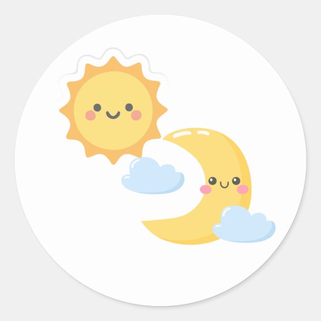 Adesivo Brighter Together - Sun & Moon sticker (Frente)