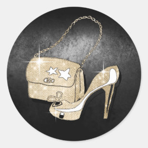 Adesivo Brilha e brilha os acessórios pretos/ouro ID675