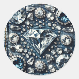 Adesivo Brilho de Denim & Diamantes Joias de Pedras Precio