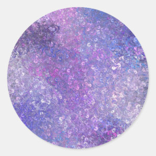 Adesivo Brilho de Lantejoulas Rosa e Roxo