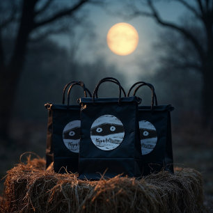 Adesivo Brincadeira, Múmia Branca e Negra Feliz Dia das Br