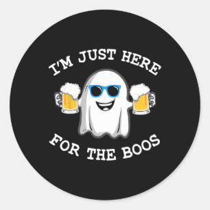 Adesivo Brincadeiras de Halloween Estou aqui para o Boos C