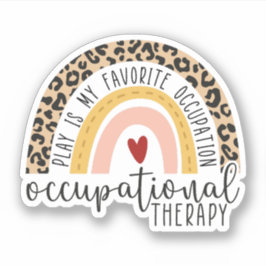Adesivo Brincar É Minha Ocupação Favorita, Ocupacional