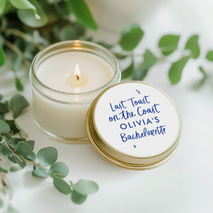 Adesivo Brinde de torrada de mão branca na costa