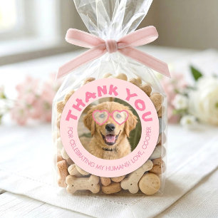 Adesivo Brindes de Festa de Petiscos para Cachorro Foto de