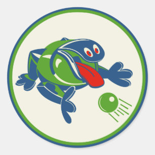 Adesivo brinquedo impar de Ogg dos anos 60