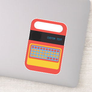 Adesivo Brinquedo personalizado eletrônico para palestras 