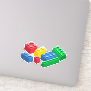 Adesivo Brinquedos com tijolos coloridos