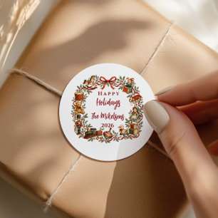Adesivo Brinquedos de Natal Caprichosos de Contos de Fadas