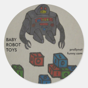 Adesivo Brinquedos do robô do bebê