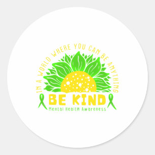 Adesivo Brisa Verde Brisa Sunflower Mental Health Awarenes