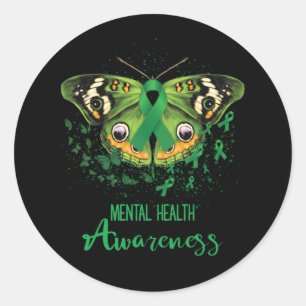 Adesivo Brisa Verde Mental de Consciência da Saúde Borbo