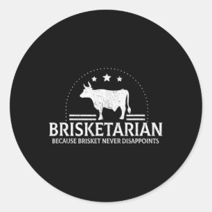 Adesivo Brisketarian Porque Brisket Nunca Descarta Churras