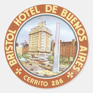 Adesivo Bristol Hotel De Buenos Aires