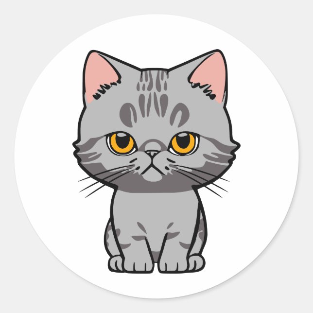 Adesivo British Shorthair (Frente)