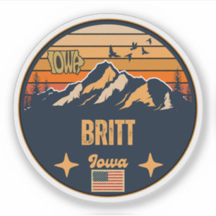 Adesivo Britt, Iowa, Estados Unidos