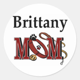 Adesivo Brittany Dog MOM