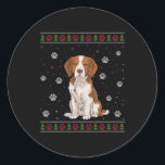 Adesivo Brittany Spaniel Christmas Sweet Xmas Animal<br><div class="desc">Brittany Spaniel Christmas Sweet Xmas Pet Animal Dog Lover</div>